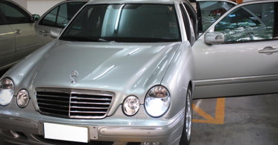 ซ่อมสี benz e230 ซ่อมสี benz e230