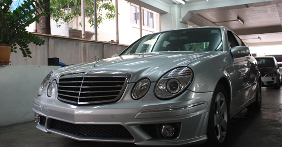 ทำสี Benz w211 amg ทำสี Benz w211 amg