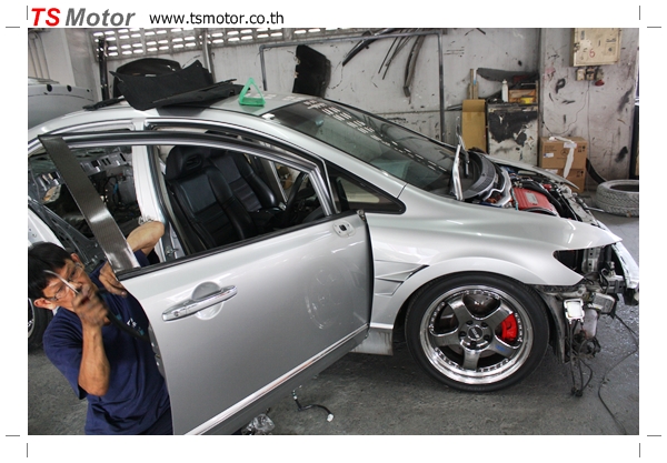 Honda Civic FD paint repair service Honda Civic FD paint repair service