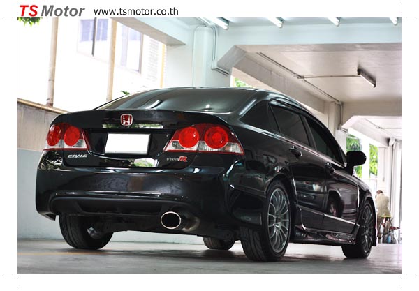 Honda Civic FD พ่นสีดำ เบอร์ 0 Honda Civic FD พ่นสีดำ เบอร์ 0