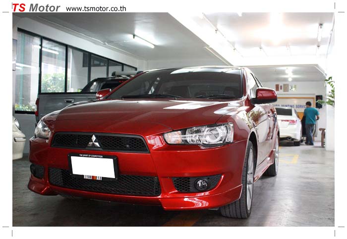 เปลี่ยนสีห้องเครื่อง Mitsubishi Lancer EX เปลี่ยนสีห้องเครื่อง Mitsubishi Lancer EX