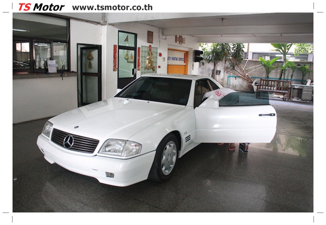 อู่สี Mercedes Benz SL500 อู่สี Mercedes Benz SL500