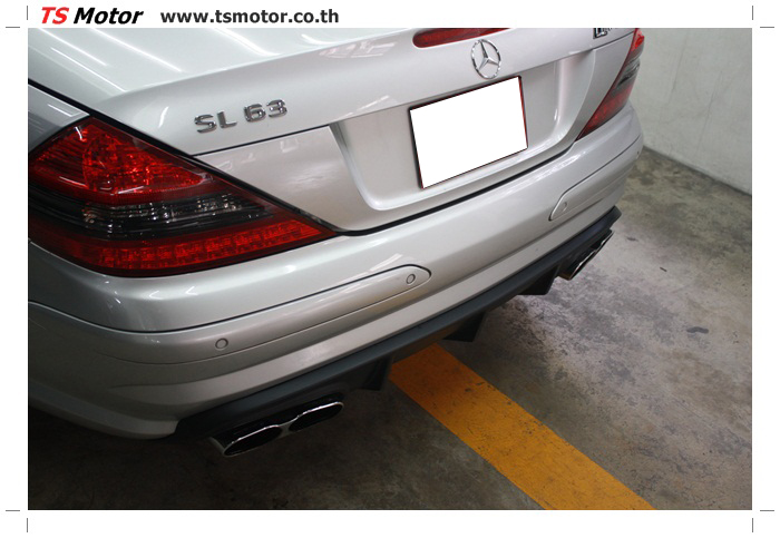 , งานซ่อมสี SL500 AMG เก็บสีชิ้นส่วน ซ่อมบังโคลนหน้า BY TS Motor